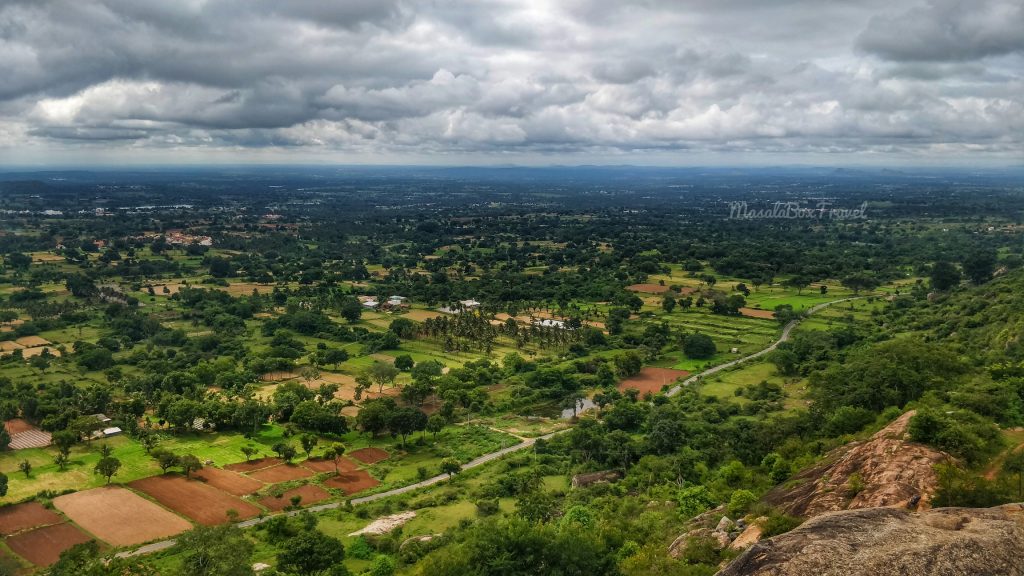 View from Yadugiri hill