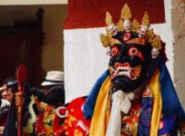 Significance of Cham Dance at Gustar Festival, Key Monastery, Spiti