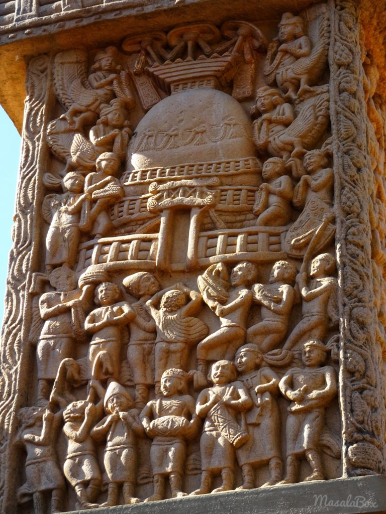 foreigners Sanchi Stupa
